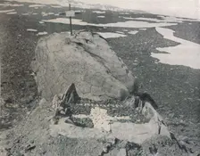 Hansen's Grave On Cape Adare 1911, (1913). Artist: G Murray Levick