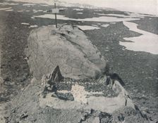Hansen's Grave On Cape Adare 1911, (1913). Artist: G Murray Levick