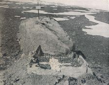 Hansen's Grave On Cape Adare 1911, (1913). Artist: G Murray Levick