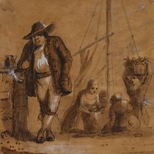 Hans, the German, 19th century. Creator: Alfred Jacob Miller