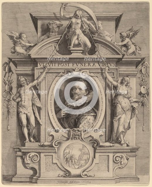 Hans van Aachen, 1601. Creator: Jan Saenredam.