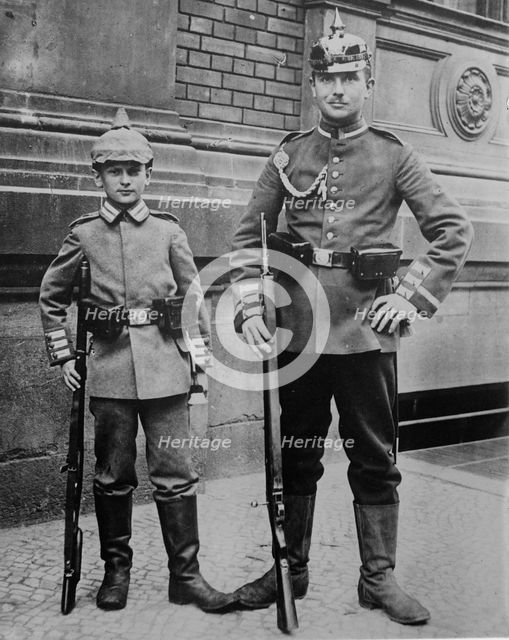 Hans von Minning, 15 years, mascot of German Reg't, between c1914 and c1915. Creator: Bain News Service.