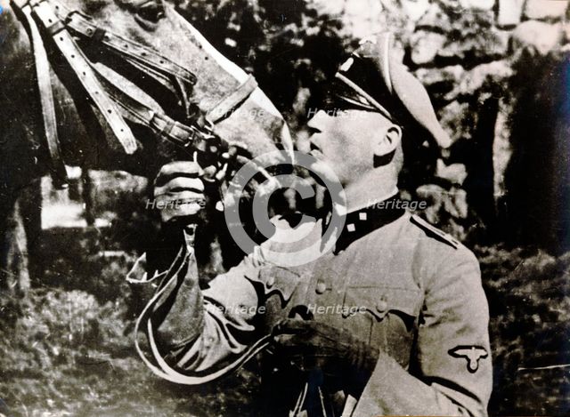 Hans Walter Zech-Nenntwich, German Waffen SS deserter, World War II, c1940s(?). Creator: Unknown.