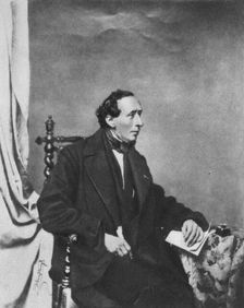 Hans Andersen 1860, (1939). Artist: Franz Seraph Hanfstaengl