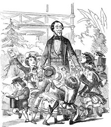 Hans Christian Andersen (1805-1875), Danish author, 1857