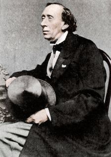 Hans Christian Andersen, Danish author and poet, mid 19th century