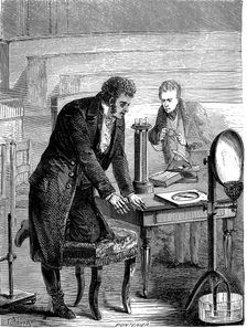 Hans Christian Oersted, Danish physicist, 1820 (c1880)