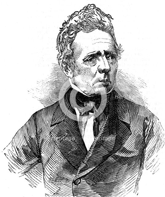 Hans Christian Oersted, Danish physicist, 1851.  Creator: Unknown.