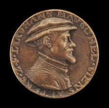 Hans Hauschel, born 1520 [obverse], 1544. Creator: Friedrich Hagenauer