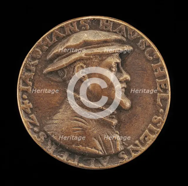 Hans Hauschel, born 1520 [obverse], 1544. Creator: Friedrich Hagenauer.