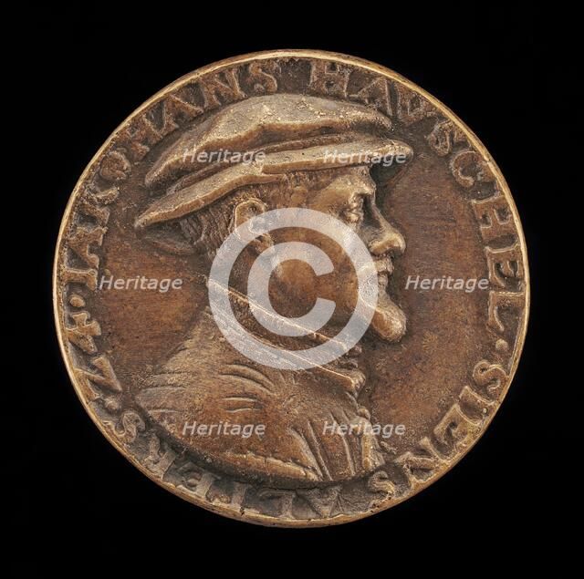 Hans Hauschel, born 1520 [obverse], 1544. Creator: Friedrich Hagenauer.