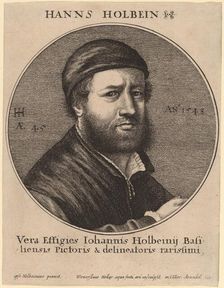 Hans Holbein the Younger, 1647. Creator: Wenceslaus Hollar