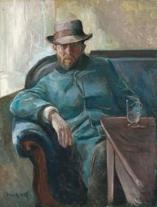 Hans Jæger, 1889. Creator: Munch, Edvard (1863-1944)