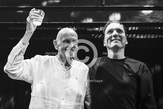 Hans-Joachim Roedelius and Arnold Kasar live at the Jazz Café, London, Apr 2024. Creator: Annapaola Marchesani.