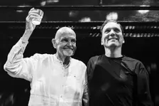 Hans-Joachim Roedelius and Arnold Kasar live at the Jazz Café, London, Apr 2024. Creator: Annapaola Marchesani