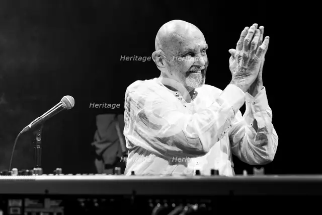Hans-Joachim Roedelius live at the Jazz Café, London, Apr 2024. Creator: Annapaola Marchesani.