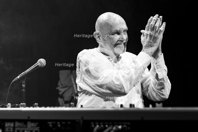 Hans-Joachim Roedelius live at the Jazz Café, London, Apr 2024. Creator: Annapaola Marchesani.