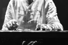 Hans-Joachim Roedelius live at the Jazz Café, London, Apr 2024. Creator: Annapaola Marchesani