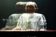 Hans-Joachim Roedelius live at the Jazz Café, London, Apr 2024. Creator: Annapaola Marchesani