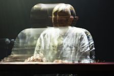 Hans-Joachim Roedelius live at the Jazz Café, London, Apr 2024. Creator: Annapaola Marchesani