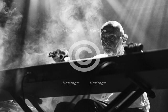 Hans-Joachim Roedelius live at the Jazz Café, London, Apr 2024. Creator: Annapaola Marchesani.