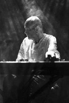 Hans-Joachim Roedelius live at the Jazz Café, London, Apr 2024. Creator: Annapaola Marchesani