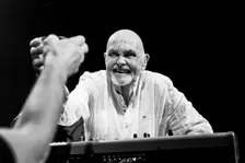 Hans-Joachim Roedelius live at the Jazz Café, London, Apr 2024. Creator: Annapaola Marchesani