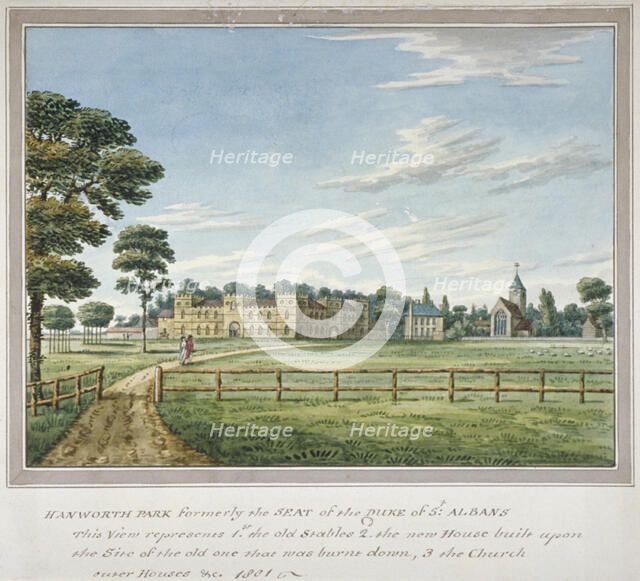 Hanworth, Middlesex, 1801. Artist: Anon