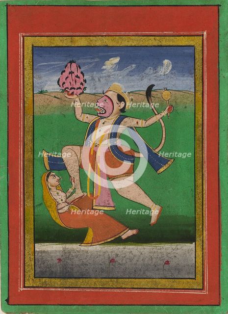 Hanuman, the monkey god, early 20th century. Artist: Unknown.