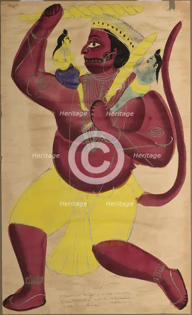 Hanuman, c. 1880. Creator: Unknown.