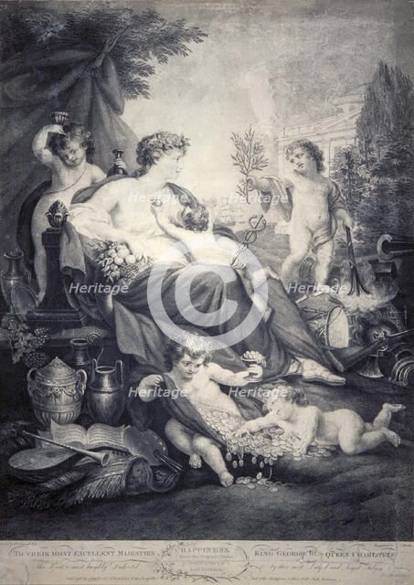 'Happiness', 1799. Artist: Thomas Burke