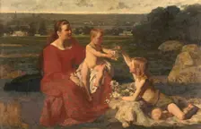 Happiness, 1888. Creator: Gustave Vanaise