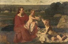 Happiness, 1888. Creator: Gustave Vanaise