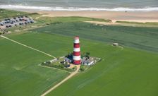 Happisburgh Lighthouse, Norfolk, 2021. Creator: Damian Grady