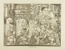 Happy Gouda, drawn April 1897 and published May 2, 1897. Creator: Jan Toorop
