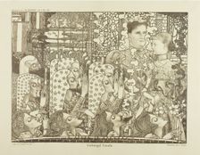 Happy Gouda, drawn April 1897 and published May 2, 1897. Creator: Jan Toorop