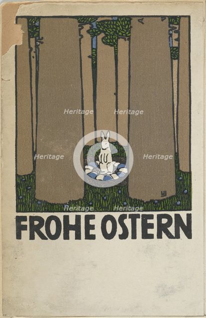 Happy Easter (Frohe Ostern), 1908. Creator: Urban Janke.