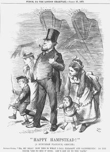 "Happy Hampstead!", 1875. Creator: Joseph Swain