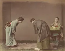 Happy New Year, 1870s-1890s. Creator: Kusakabe Kimbei