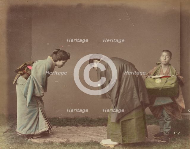 Happy New Year, 1870s-1890s. Creator: Kusakabe Kimbei.