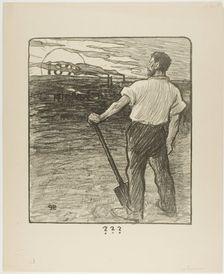 Happy New Year, December 1893. Creator: Theophile Alexandre Steinlen