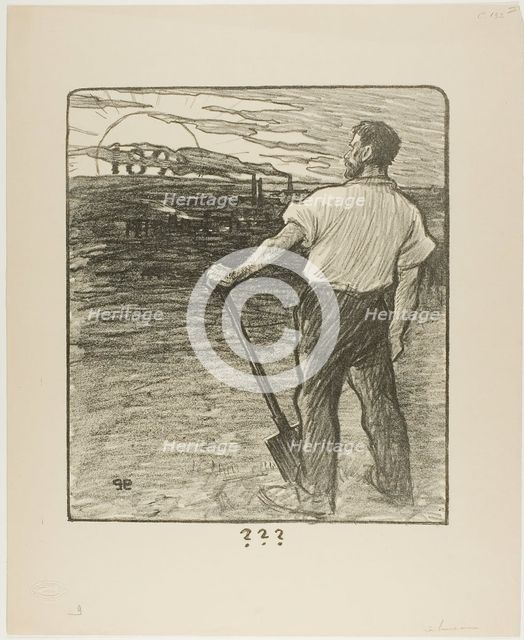 Happy New Year, December 1893. Creator: Theophile Alexandre Steinlen.