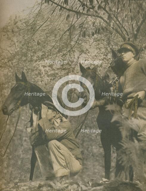 'Happy with Mounts Again', 1943-44. Artist: Unknown.