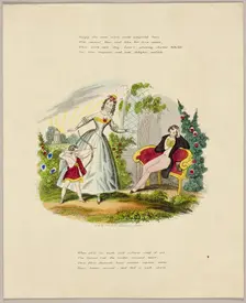 Happy the State (valentine), c. 1842. Creator: Unknown