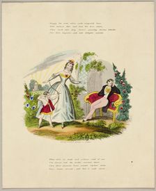 Happy the State (valentine), c. 1842. Creator: Unknown