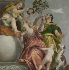 Happy Union (from: Four Allegories of Love), ca. 1575. Artist: Veronese, Paolo (1528-1588)