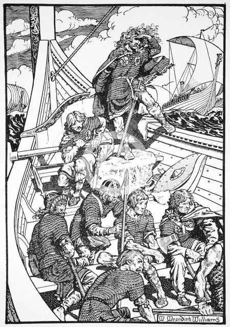 Harald Fairhair, King of Norway, 9th or 10th century (1913). Creator: Morris Meredith Williams.