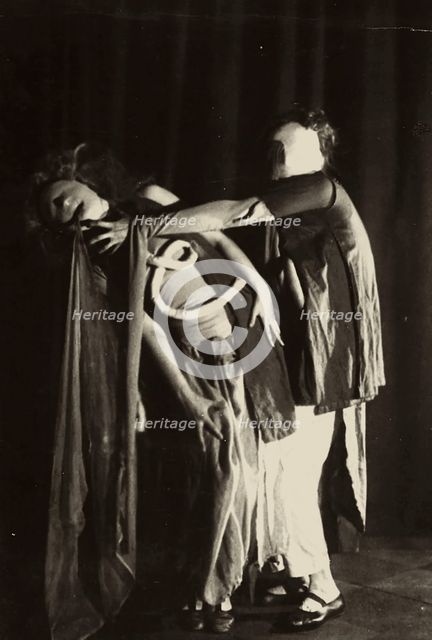 Harald Kreutzberg and Yvonne Georgi: "Bad Dreams", 1929. Creator: Robertson, Hans (1883-1950).
