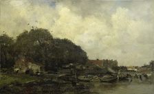 Harbour view, 1870-1899. Creator: Jacob Henricus Maris