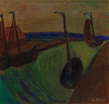 Harbour View, 1916. Creator: Gustave De Smet